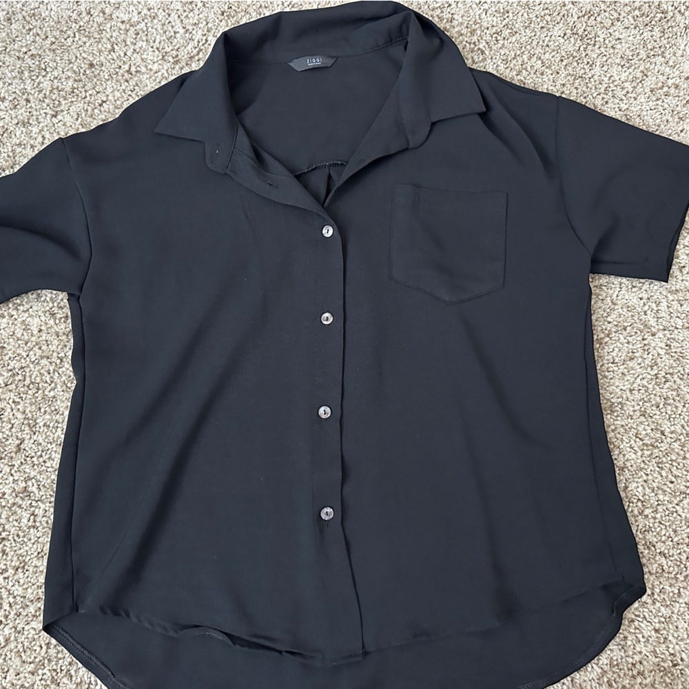 Womens black blouse size small
